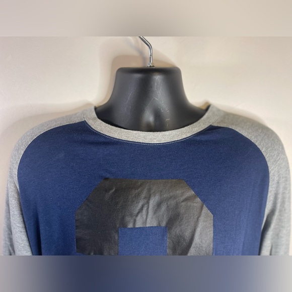 Air Jordan Brand 23 Double Sided Raglan 3/4 Sleeve Droptail T-Shirt Men size XLT - Picture 2 of 11